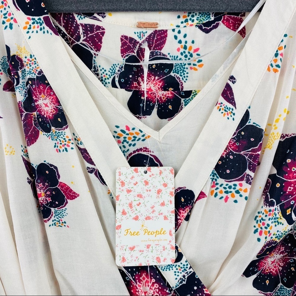 Free People Tuscan Floral Blouse - Picture 4 of 8